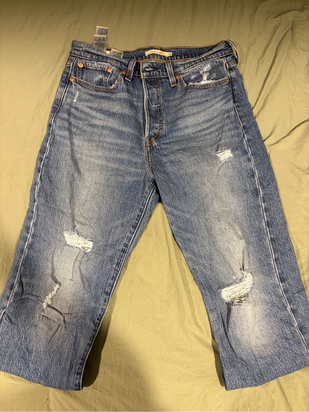 Levi's Women's Distressed Wedgie Straight Jeans